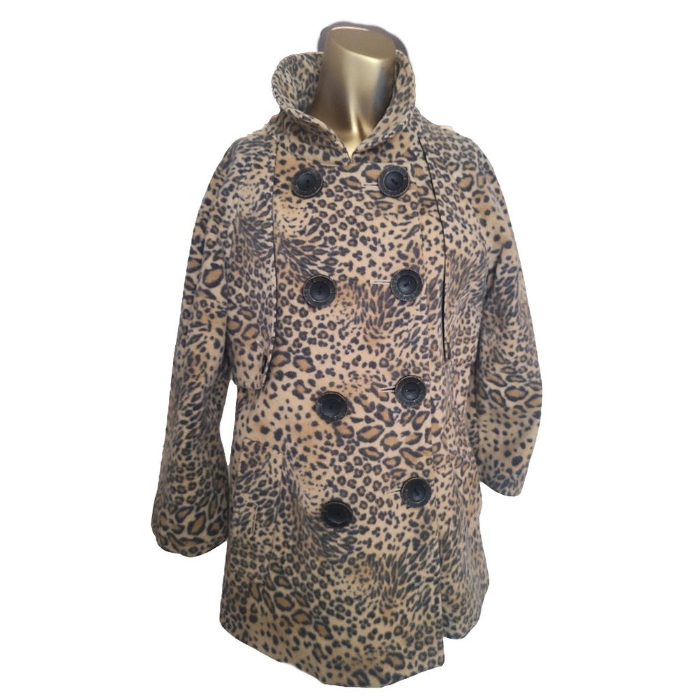 Amazing 90s Leopard print coat Trilogi